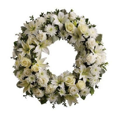Funeral White Lily Tribute